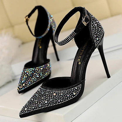 Shiny Rhinestones High Heels