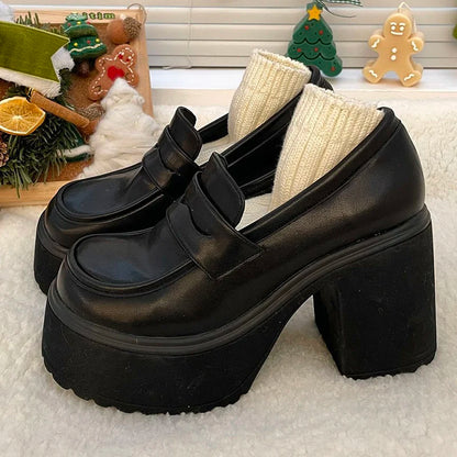 Retro Chunky Heels